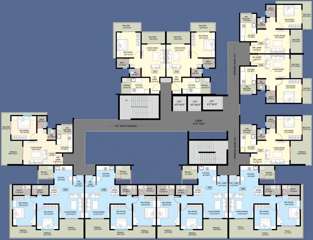  raanwa Raanwa Cluster Plan for 2nd Floor