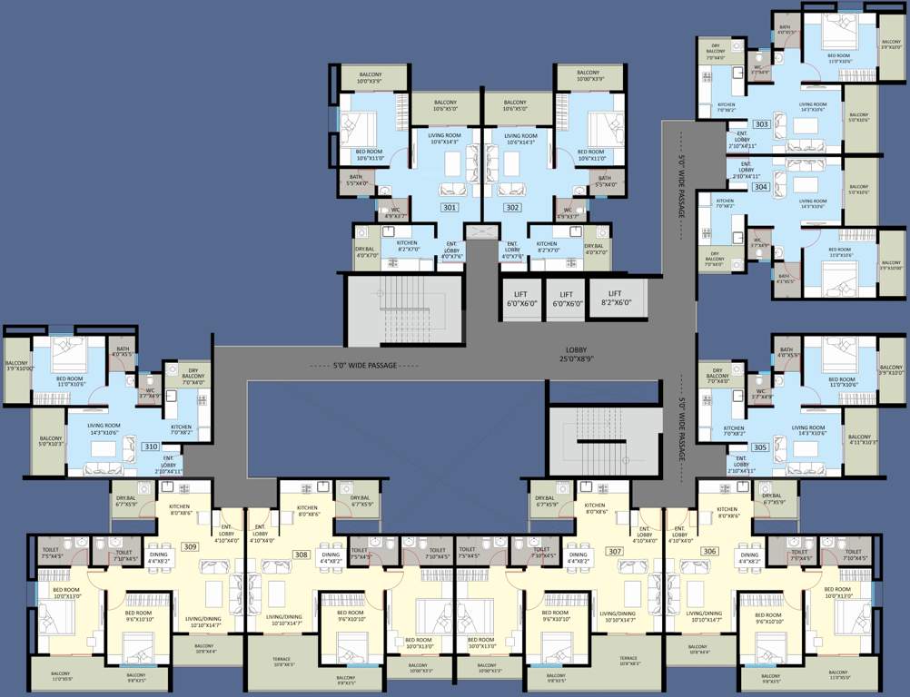  raanwa Raanwa Cluster Plan for 3rd Floor