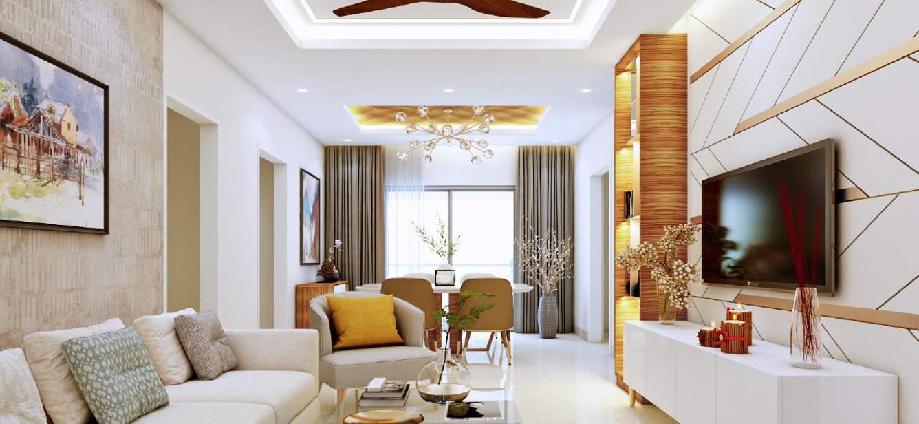  the happening heights Living Area