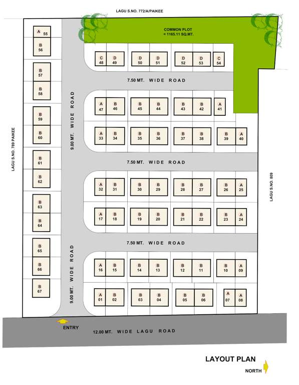  shivalay bunglows Layout Plan