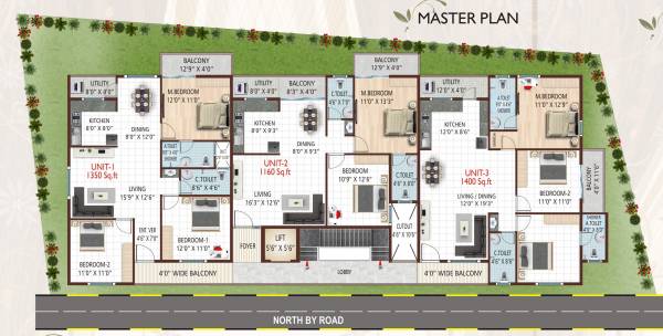 mangolia Mangolia Cluster Plan From 1st to 5th Floor