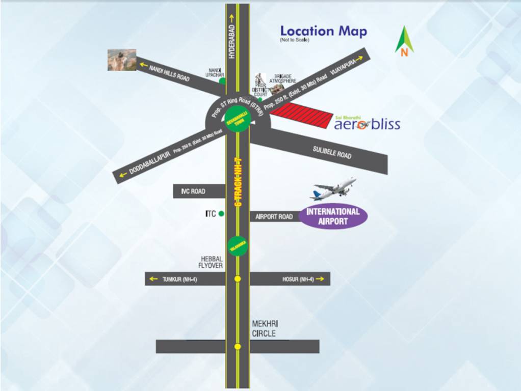  sai bharathi aero bliss Location Plan