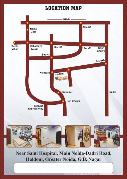  krishna-residency Location Plan