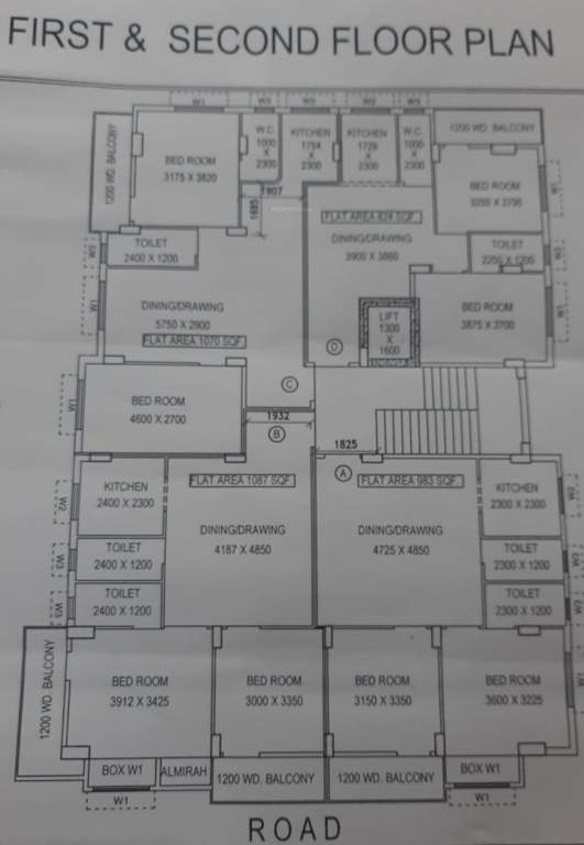  shanti bhaban Shanti Bhaban Cluster Plan From 1st To 2nd Floor