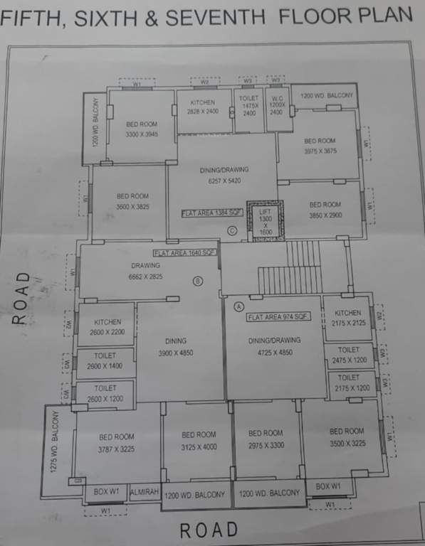  shanti bhaban Shanti Bhaban Cluster Plan From 5th To 7th Floor