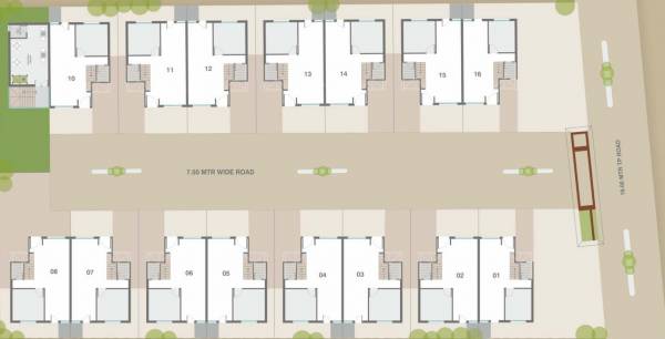  homes Layout Plan