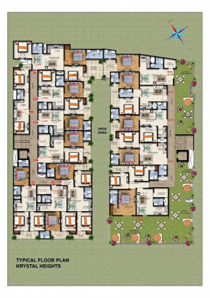  krystal-homes Block A Cluster Plan