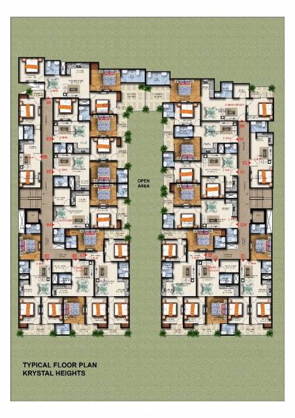  krystal-homes Block A Cluster Plan