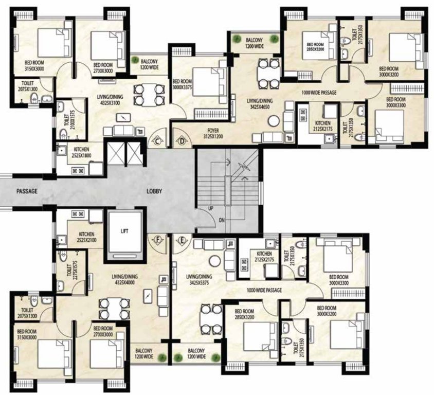  avante Block 1 Cluster Plan