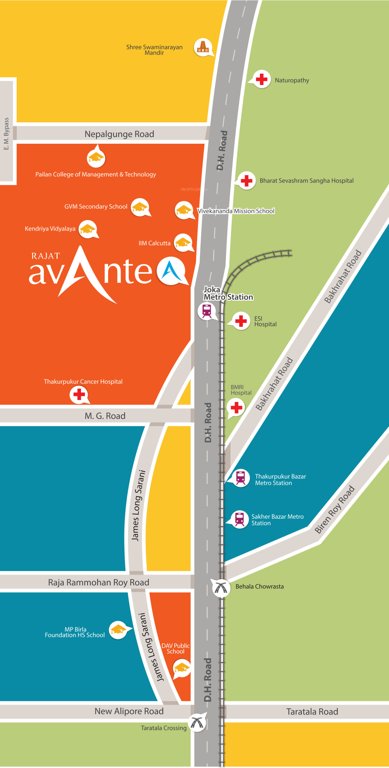  avante Location Plan