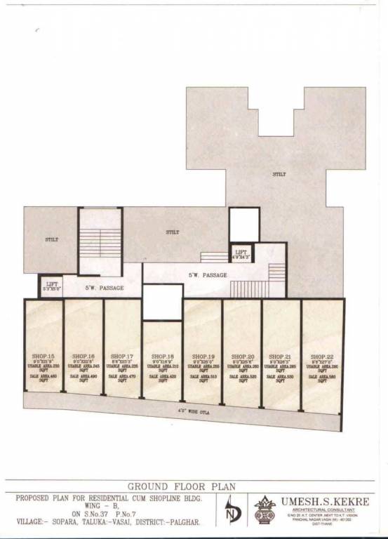  aleen heights Aleen Heights Cluster Plan For Ground Floor