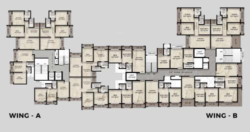  aleen-heights Aleen Heights Cluster Plan From 2nd to 5th Floor