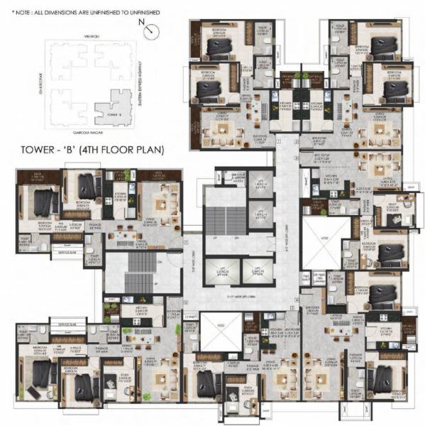  the-views Tower B Cluster Plan