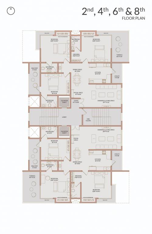 r17 dev heights R17 Dev Heights Odd Cluster Plan