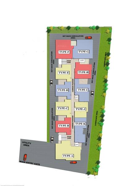  suraj-paradise Cluster Plan