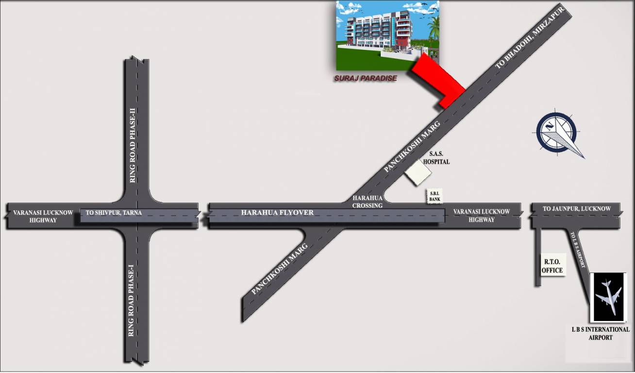  suraj paradise Location Plan