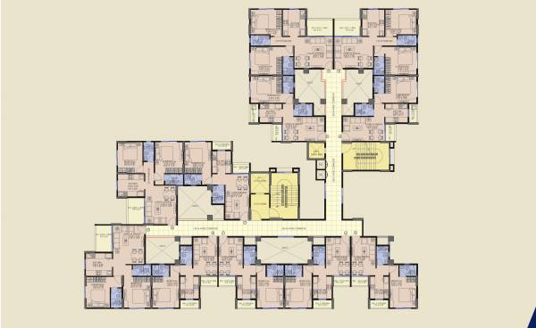  urbania Building No 1 Cluster Plan