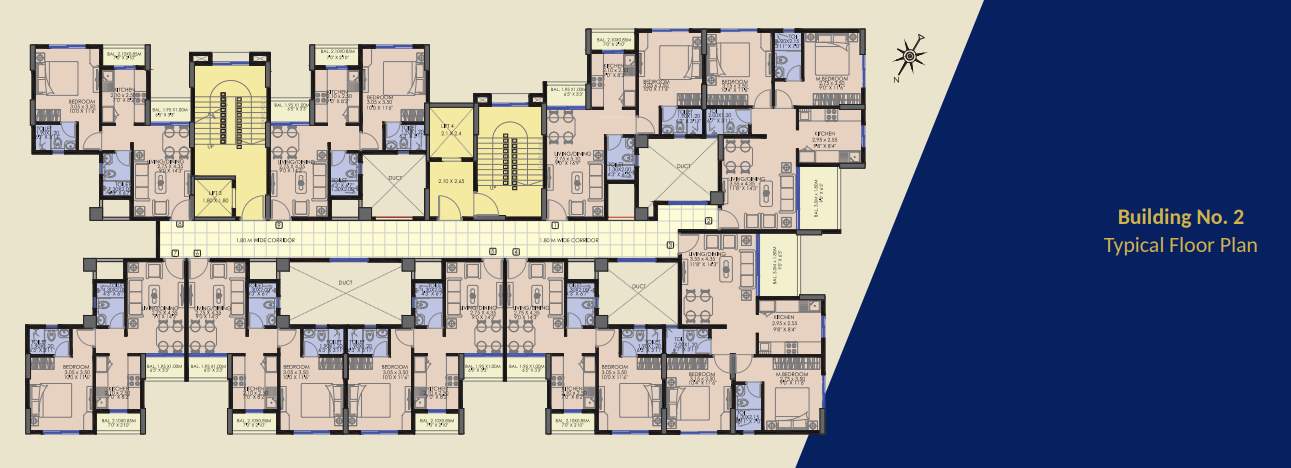  urbania Building No 2 Cluster Plan
