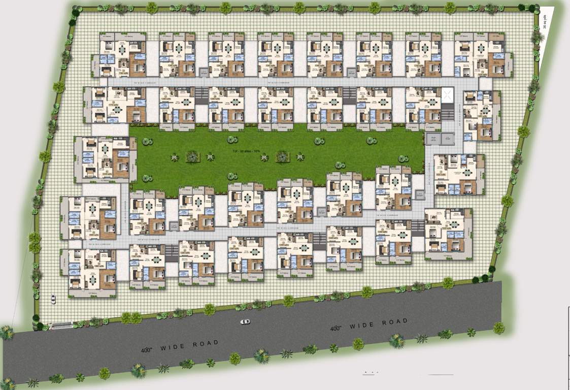  rks oxygen homes Oxygen Homes Cluster Plan from 1st to 10th Floor