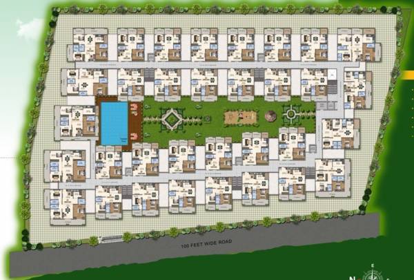  rks-oxygen-homes Layout Plan