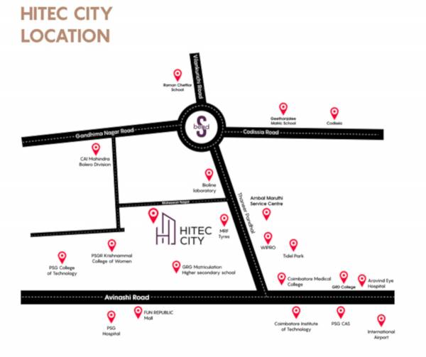  hitec-city Location Plan