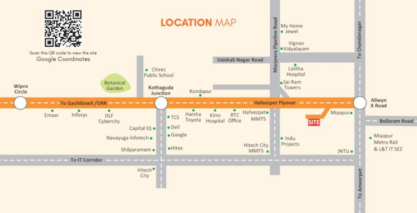  sai s sannidhi Location Plan