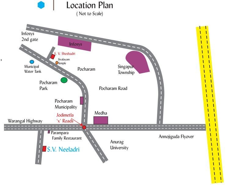  s v seshadri Location Plan