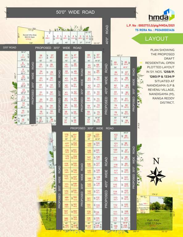 classic county Layout Plan