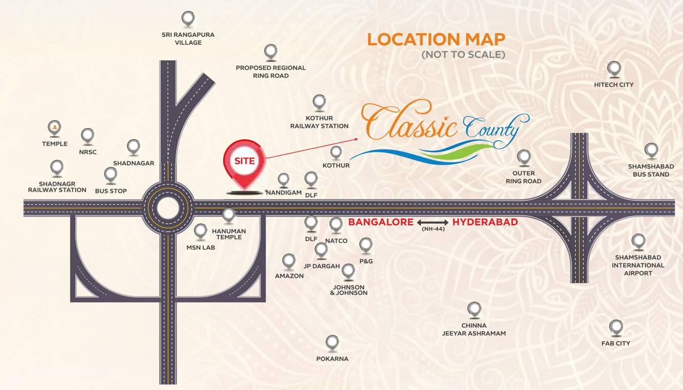  classic county Location Plan
