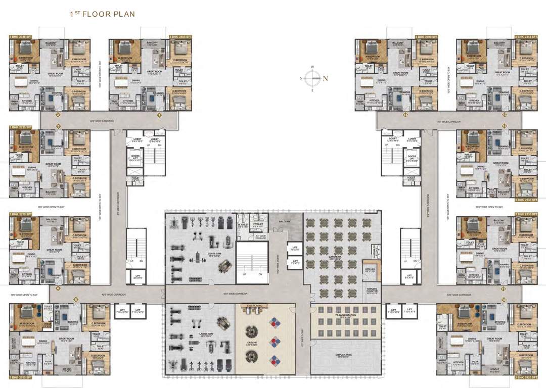  asteria Tamra Asteria Cluster Plan for 1st Floor