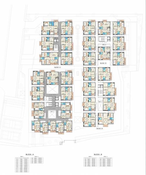  blue-berry-homes Typical Cluster Plan