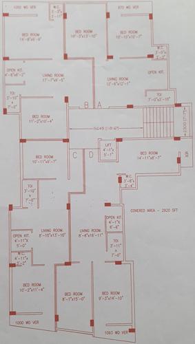  gangaur-tower Gangaur Tower Cluster Plan from 1st to 4th Floor