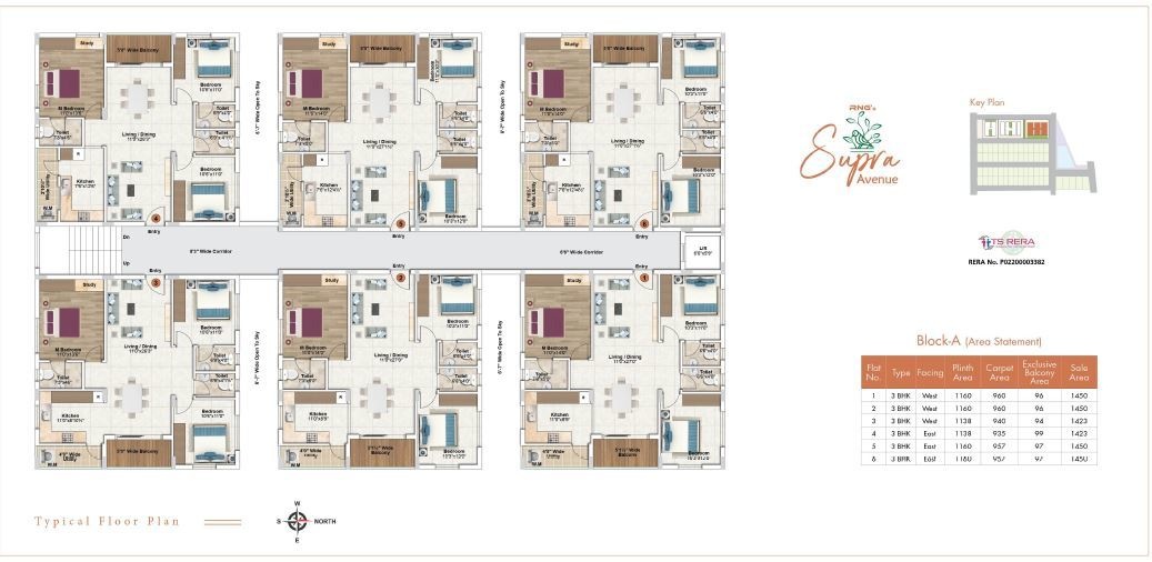  rng supra avenue Block A Cluster Plan