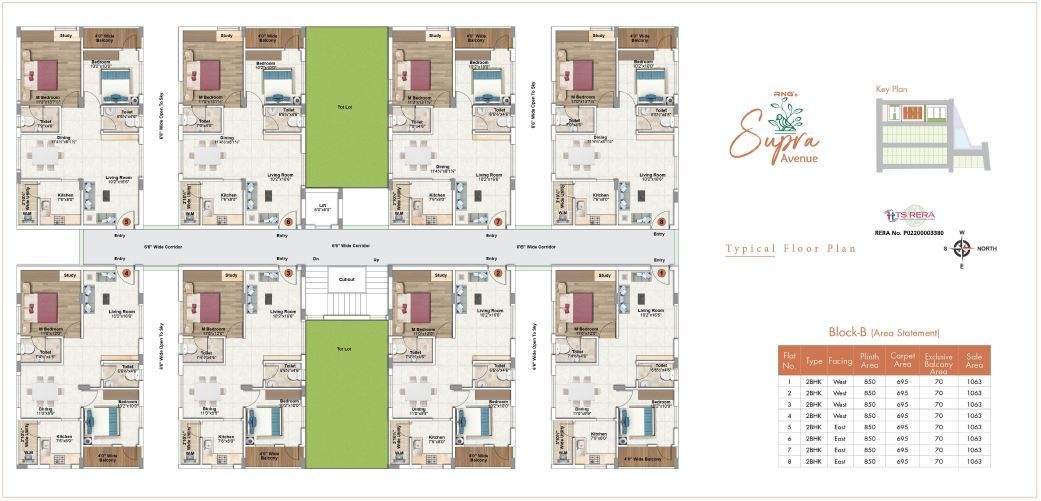  rng supra avenue Block B Cluster Plan