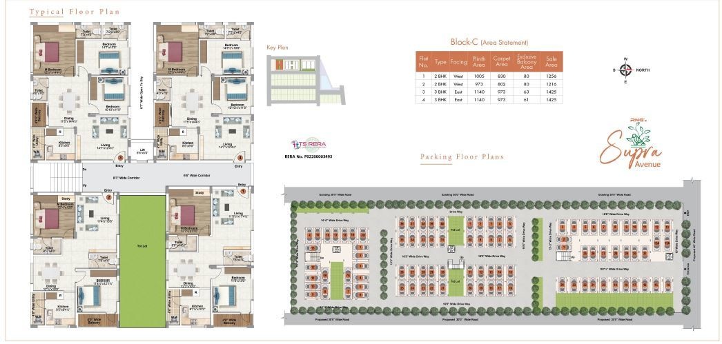 rng supra avenue Block C Cluster Plan