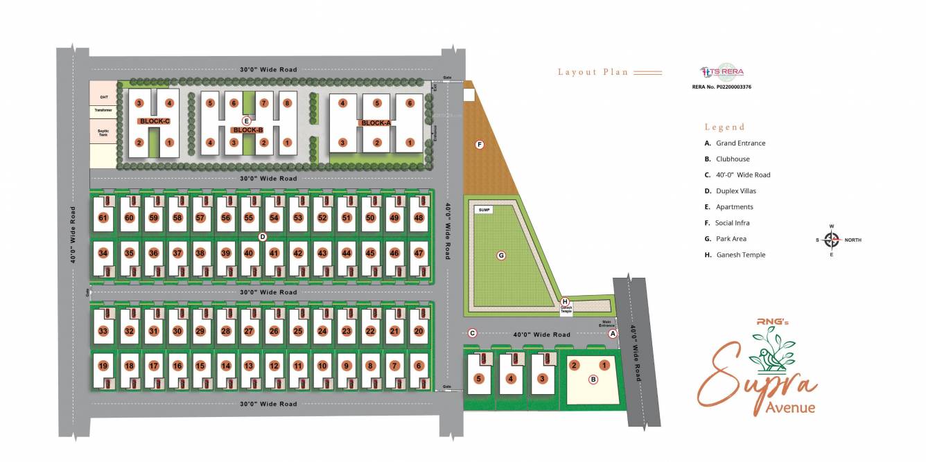  rng supra avenue Layout Plan