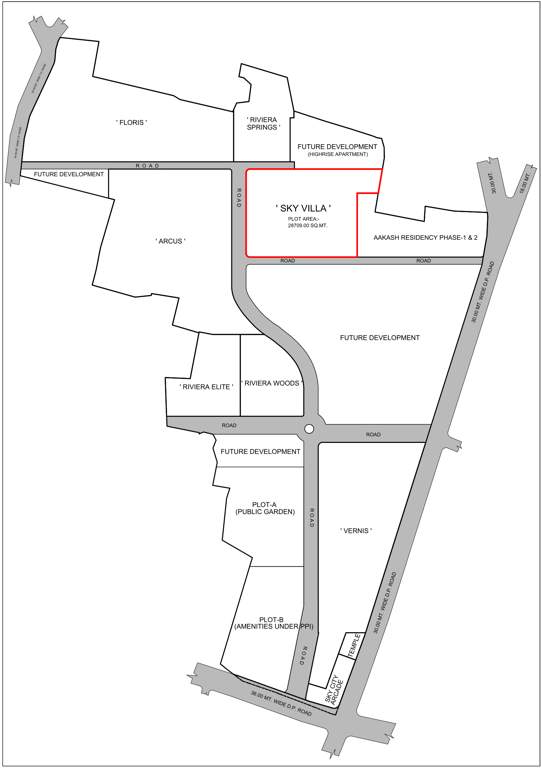  sky villa Location Plan