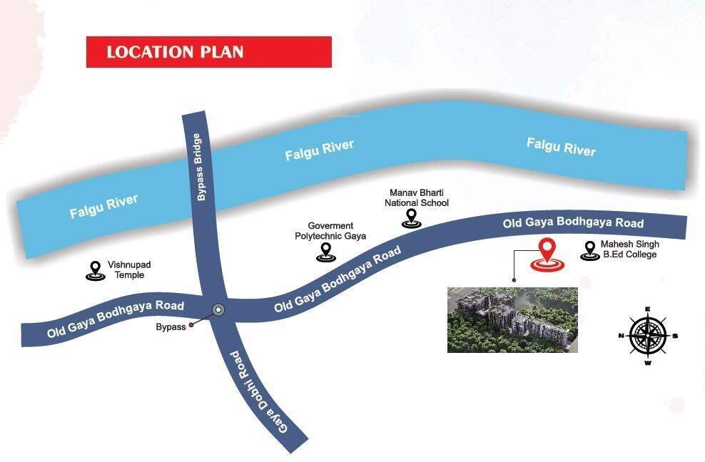  ganga heights Location Plan