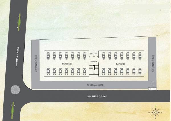  santdarshan Santdarshan Ground Floor Cluster Plan