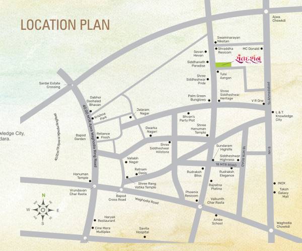  santdarshan Location Plan