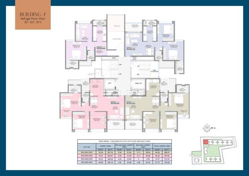 F Cluster Plan from 5th to 15th Floor kingsley F Cluster Plan from 5th to 15th Floor