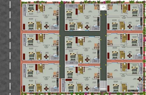  pearl Celebrity Pearl Cluster Plan from 1st to 5th Floor