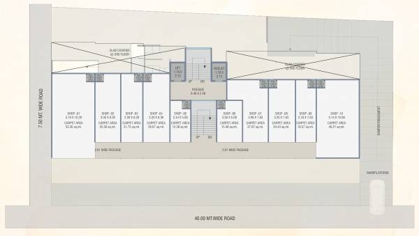  shanti-kunj Tower A Cluster Plan For 1st Floor