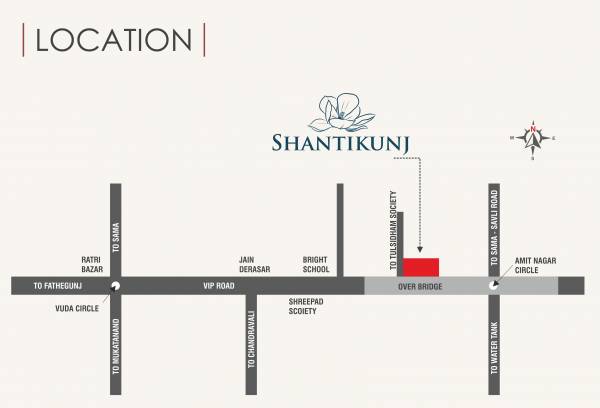  shanti-kunj Location Plan
