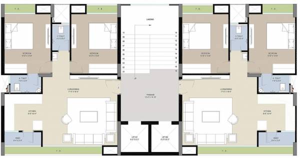B Cluster Plan sparsh-building-a1-to-a4-b4-to-b6 B Cluster Plan