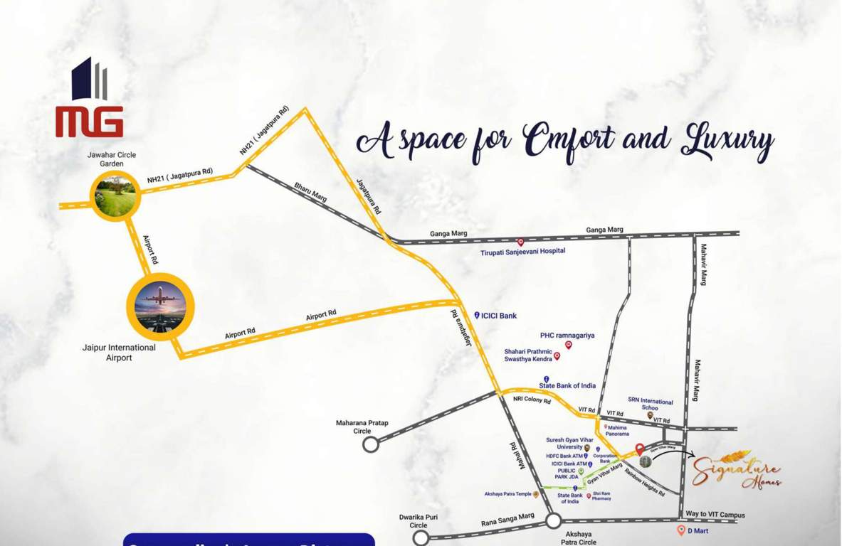  signature homes Location Plan