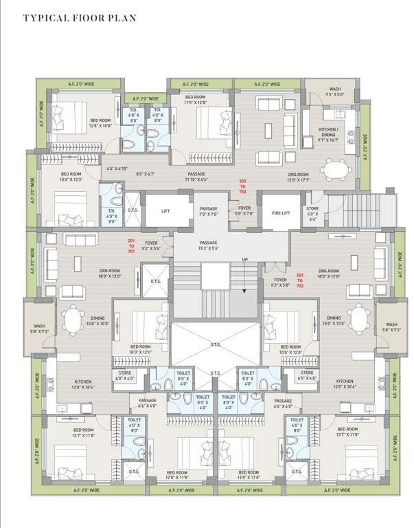  blue heights Blue Heights Cluster Plan