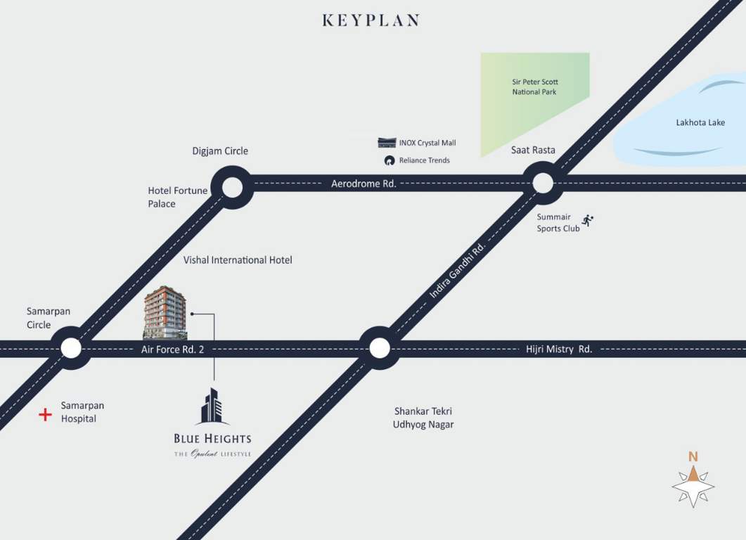  blue heights Location Plan