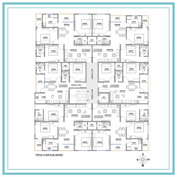  residency Block - 1 Cluster Plan