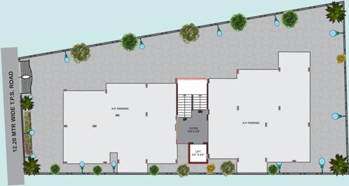  antilia-heights Antilia Heights Cluster Plan For Ground Floor